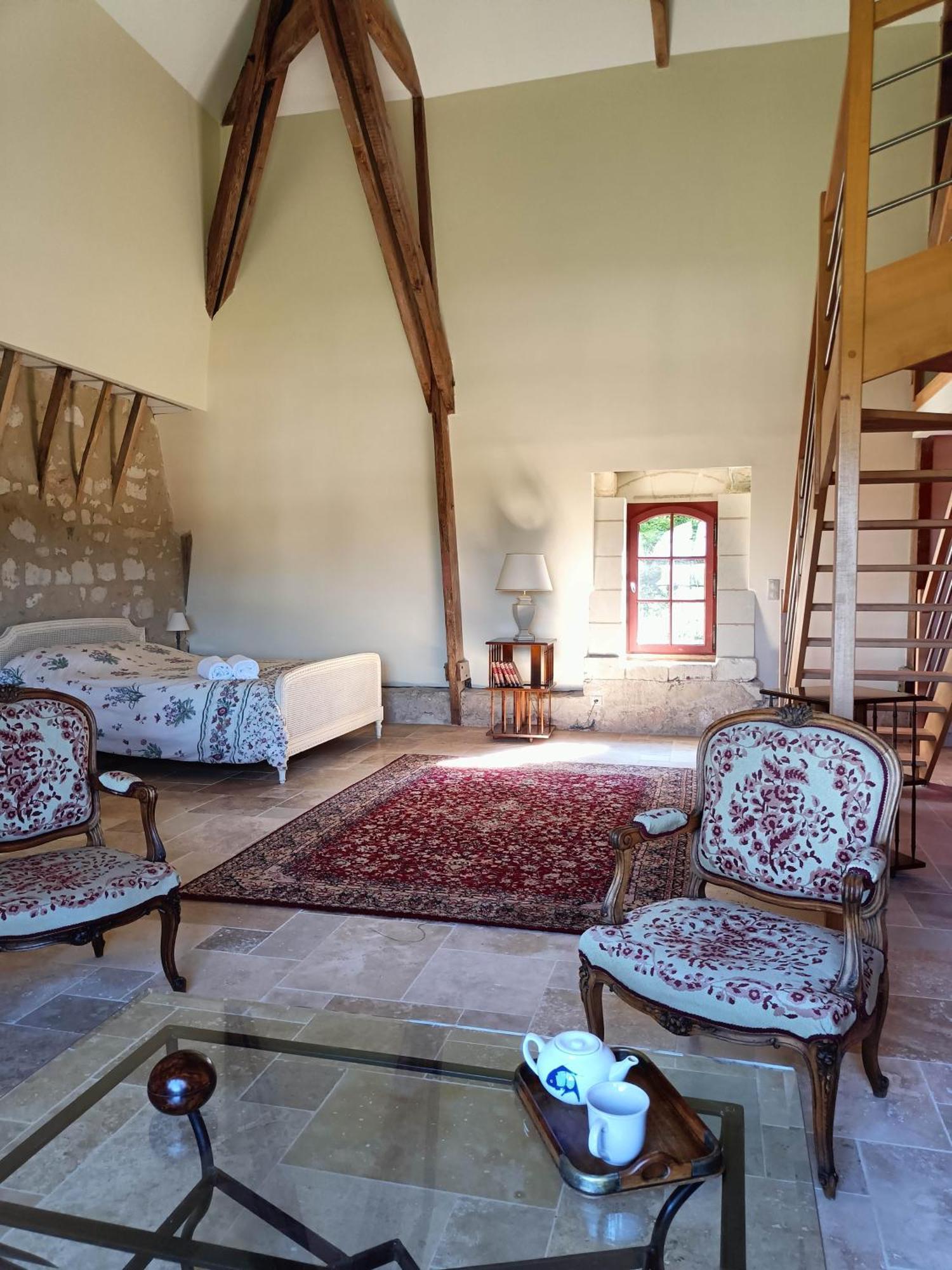 Chambres D'Hotes Au Chateau De Gizeux Zewnętrze zdjęcie